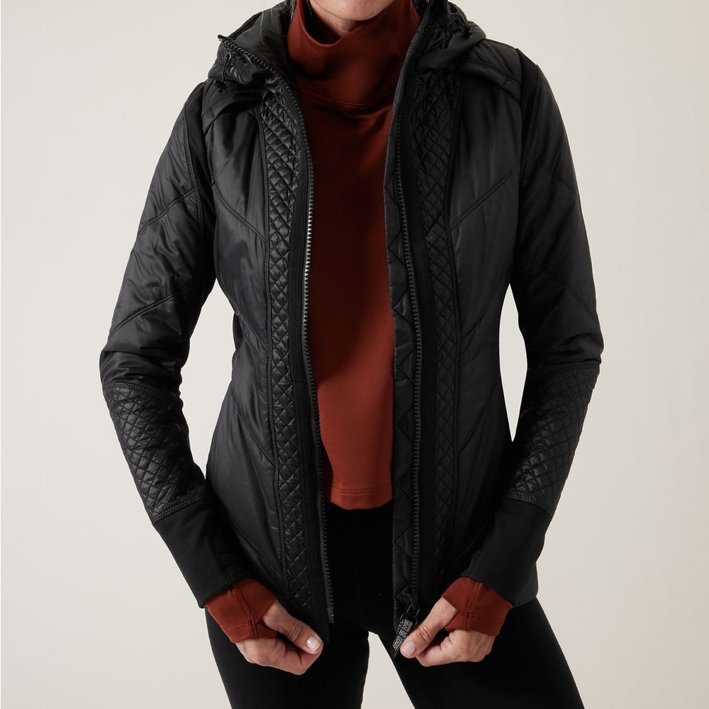Athleta ROCK RIDGE PRIMALOFT jacket black XS